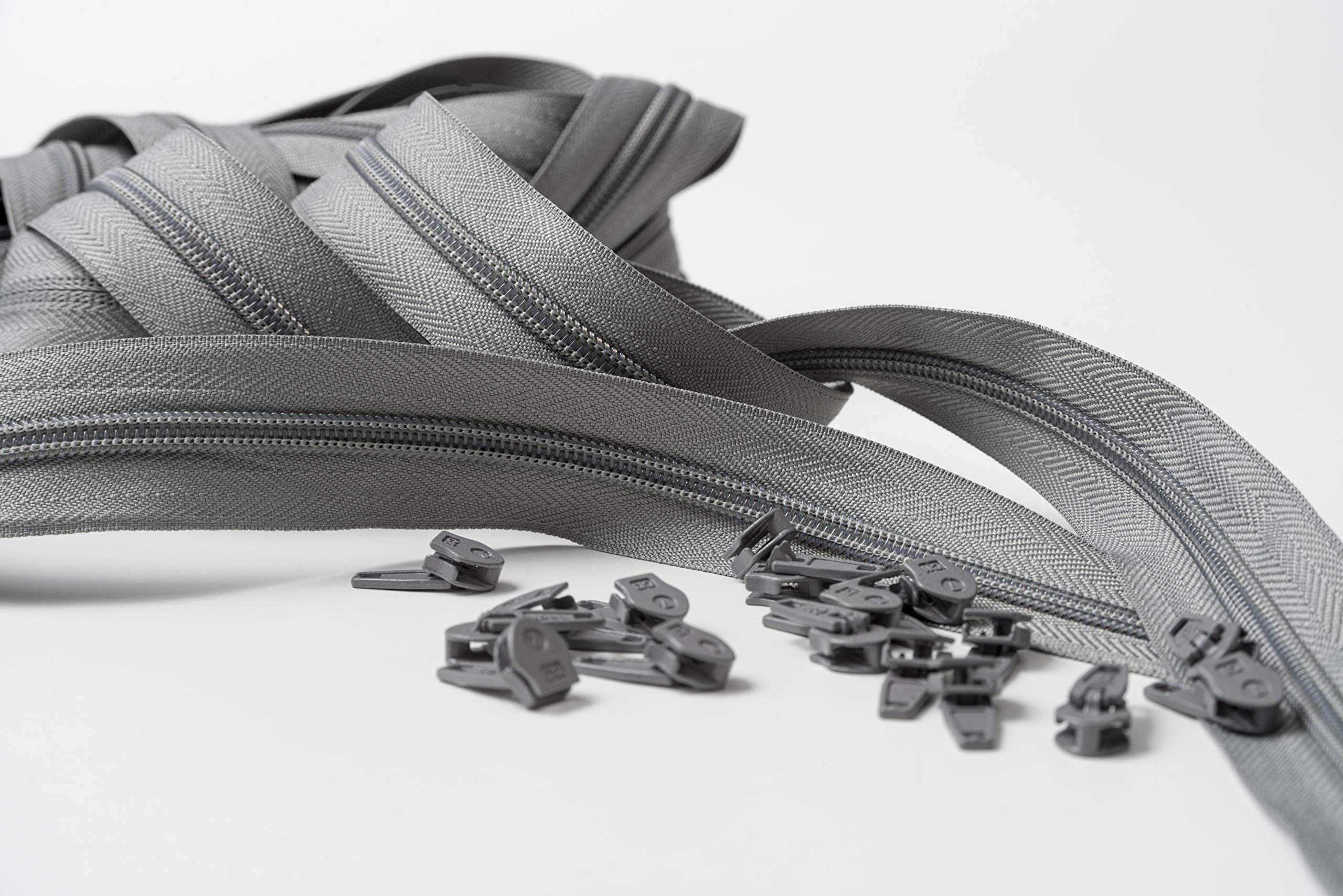 IPEA Fermetures Éclair Noir 40 Cm – 2 Pièces – Deux Fermetures à Glissière Pour Couture