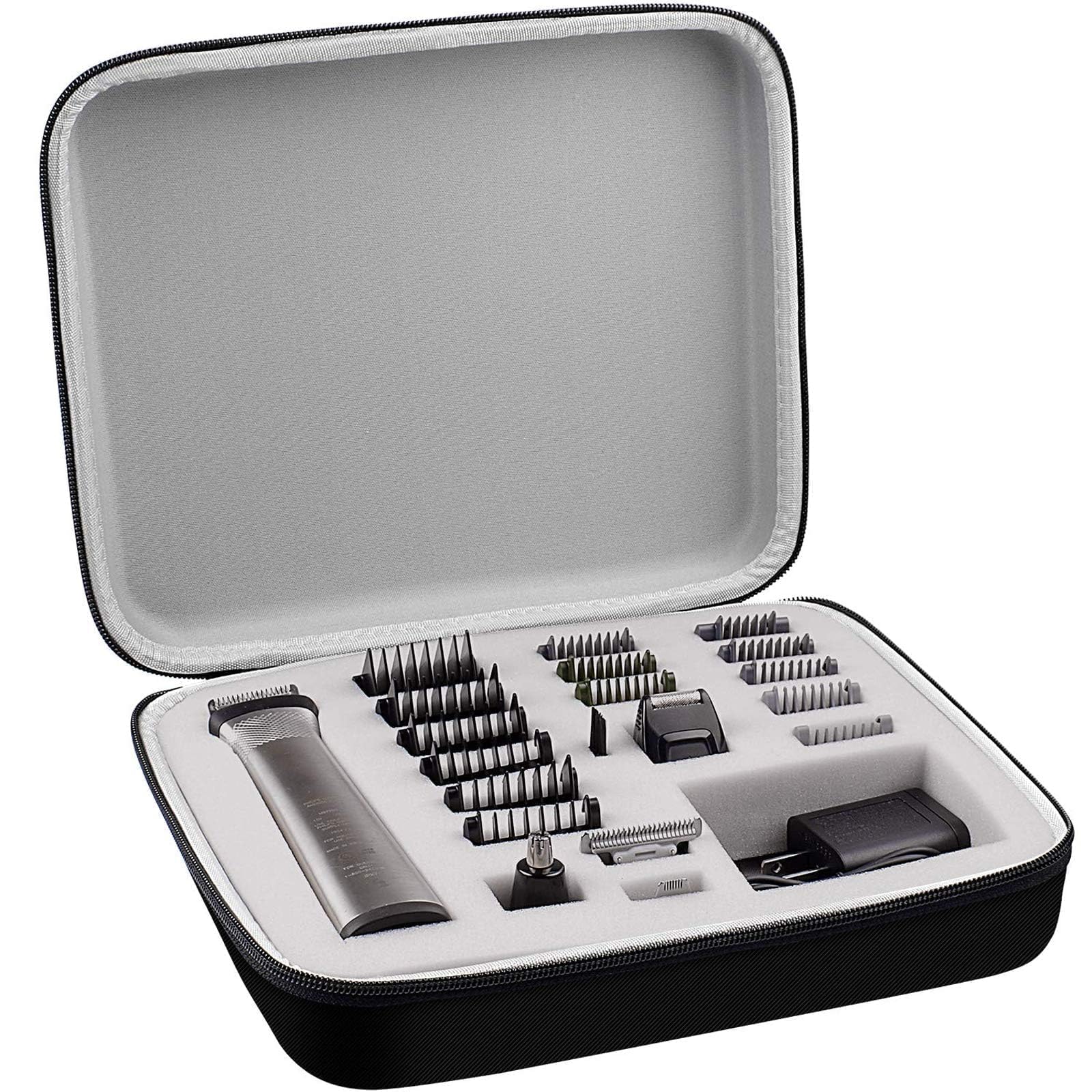 GWCASE Case Compatible with Philips for Norelco Multigroom Series 7000,Men's Grooming Kit with Trimmer MG7750/49. Storage Holder Fits for 18 Attachment Trimmer and Accessories (Box Only) discount deal