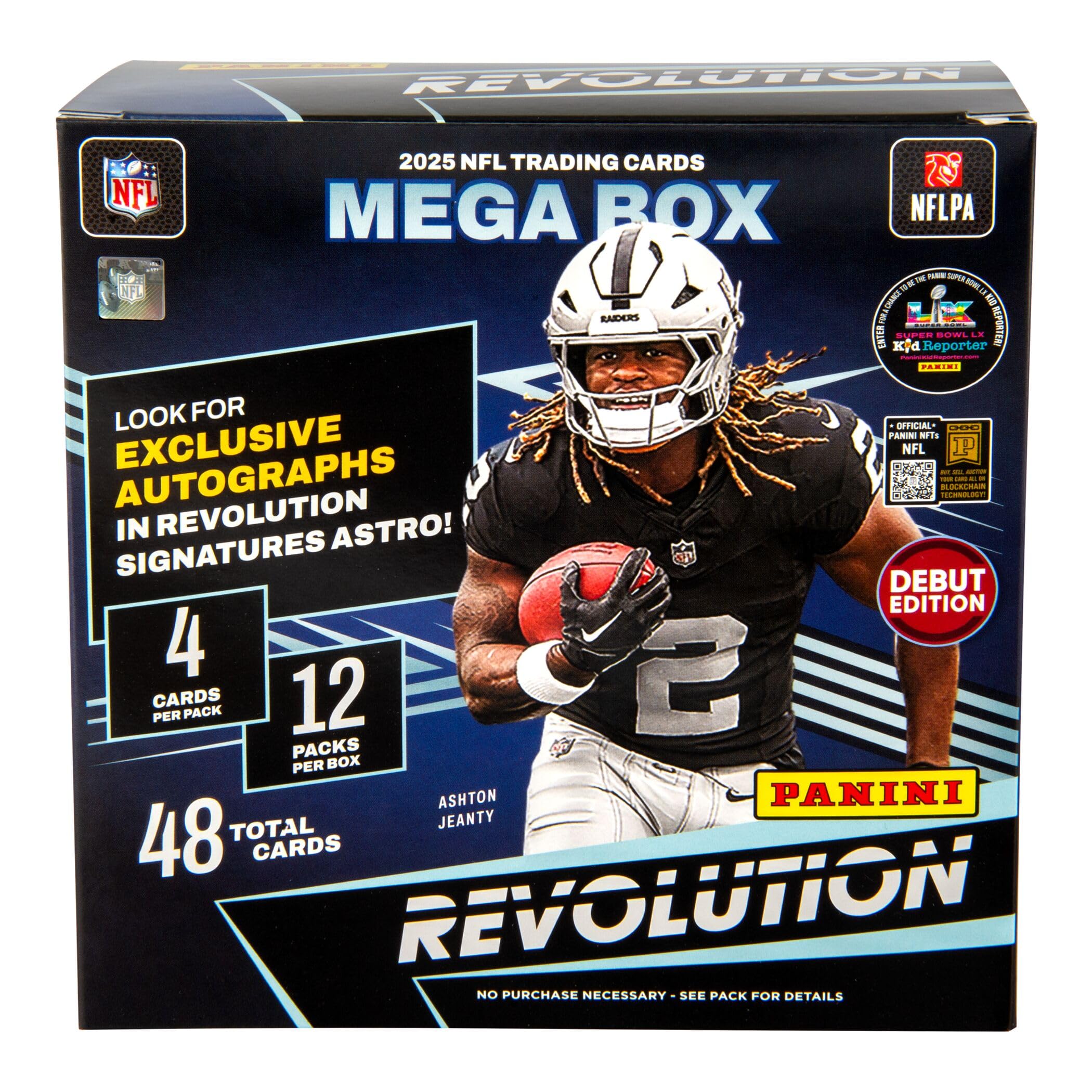 2025 Panini Revolution, Fußball-Sammelkarten, Mega-Box