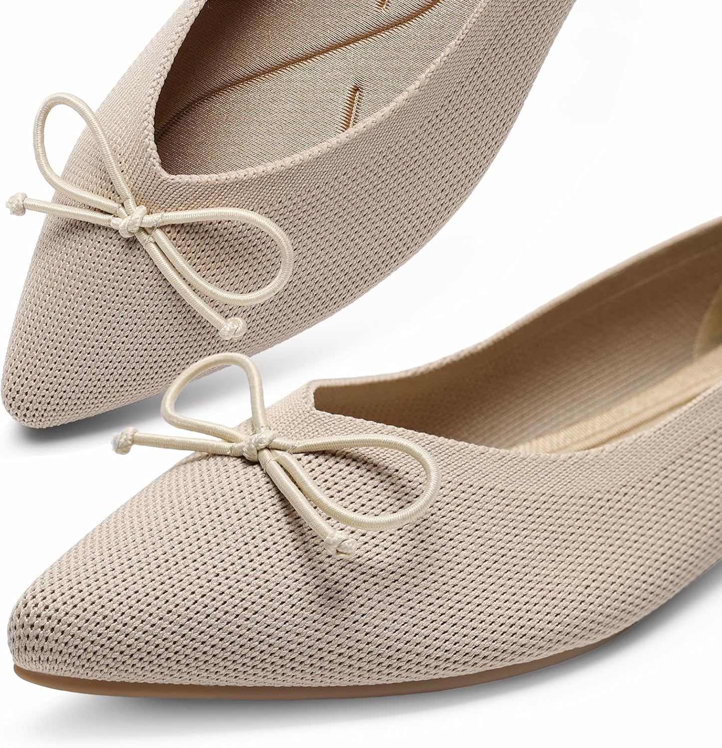 Ankis Ballet Flats Shoes for Women Dressy Comfortable, Pointed Toe Casual Work Flats for Women Foldable - Image 4