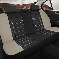 Vista 12 de CAROMOP Breathable Car Seat Cover 2 Front Seats, 3D Air Mesh Cloth Seat Covers for Cars, Universal Fit Automotive Car Interior Covers for SUV Vans
