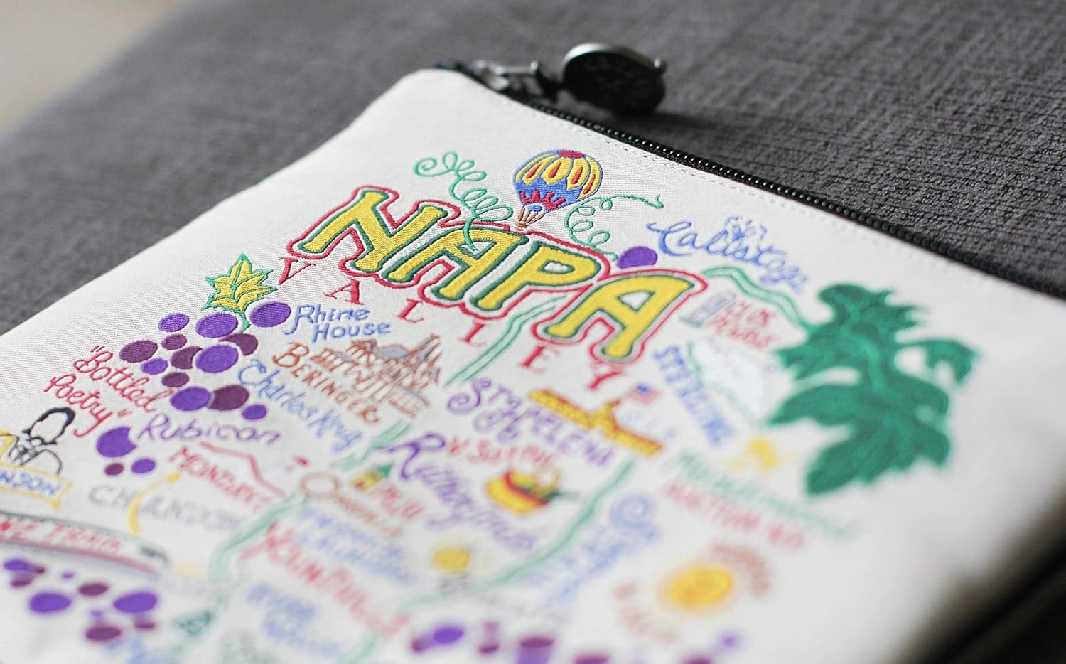 Catstudio Napa Valley Zipper Pouch Purse | Holds Your Phone, Coins, Makeup, Dog Treats, & Tech Tools - Image 4