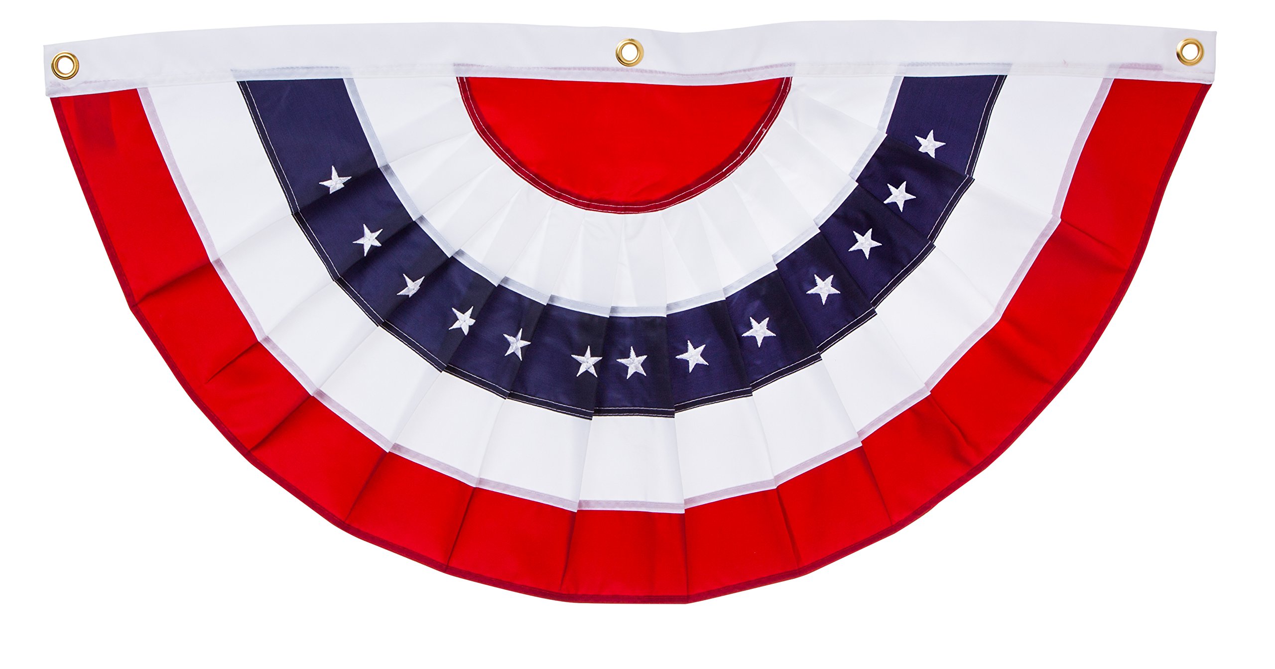 Evergreen Enterprises 15638 Bunting Regular Applique Flag