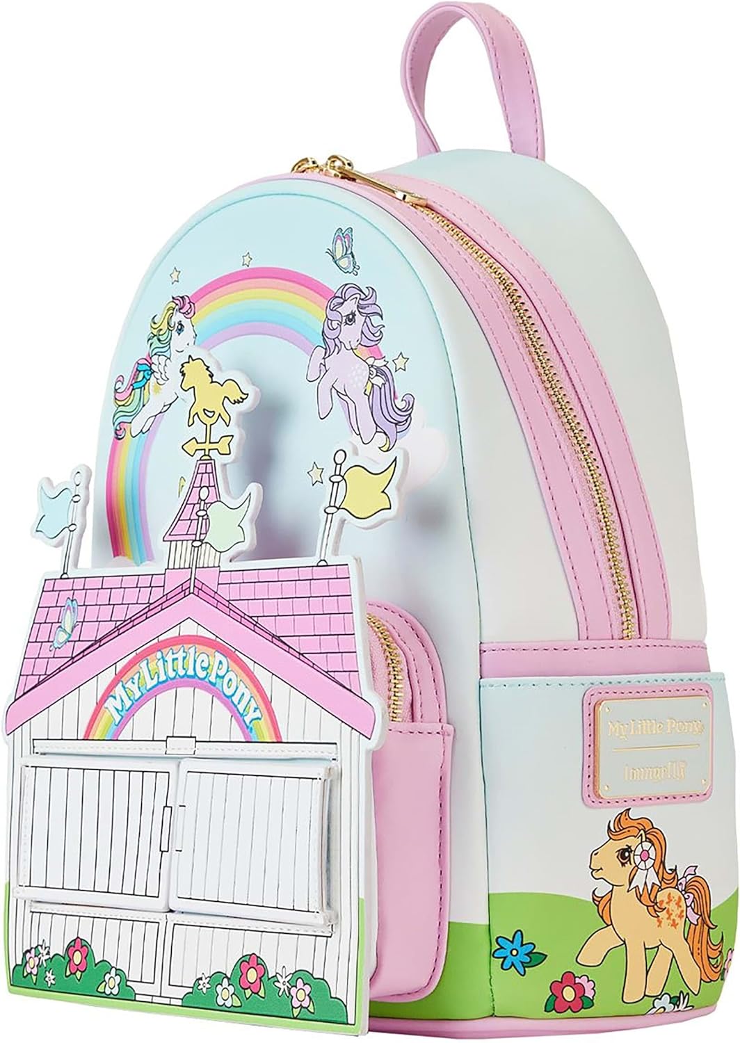 Loungefly My Little Pony 40th Anniversary Stable Mini Backpack
