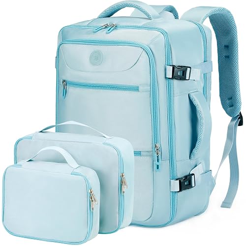 SHRRADOO Travel Backpackfor Women Men, 40L Personal Item Travel