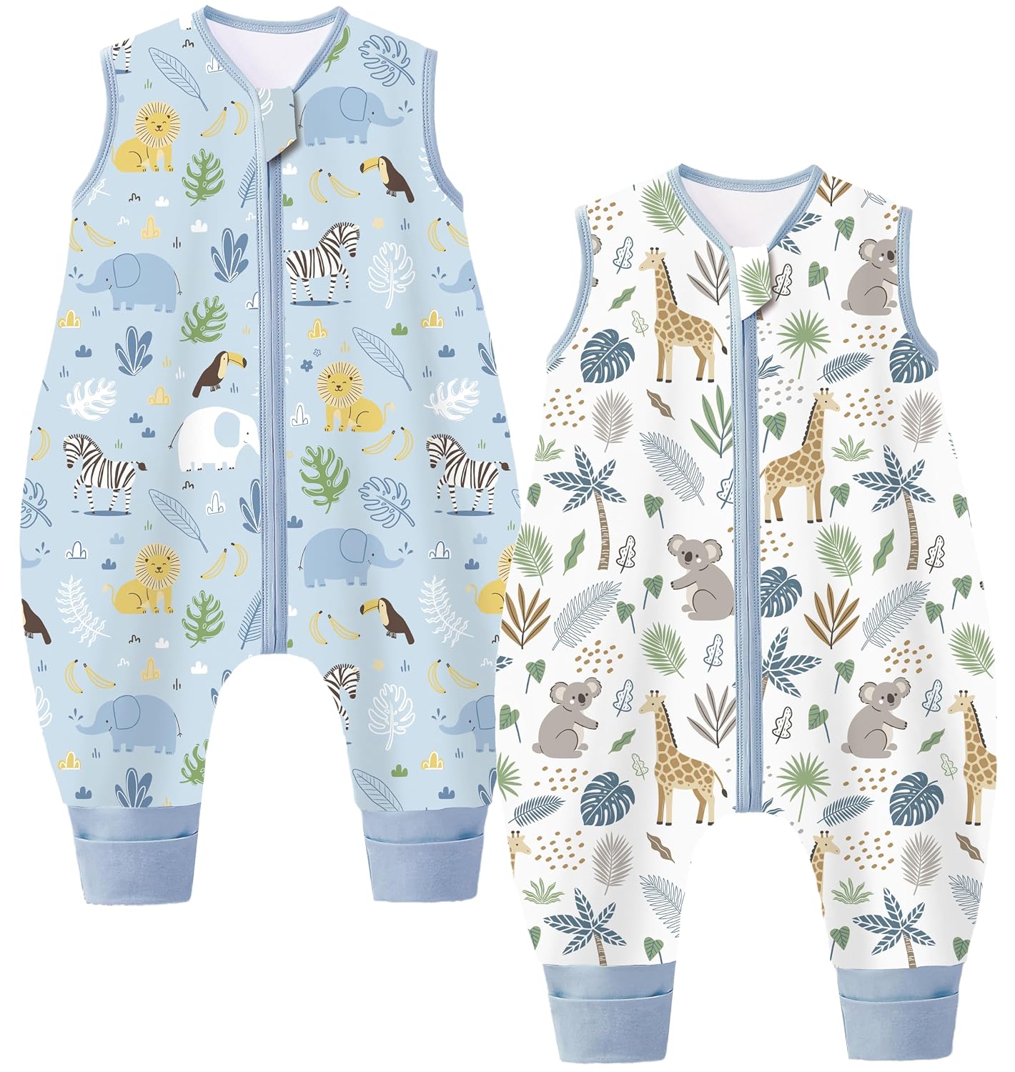 Toddler Sleep Sack with Feet 2-3T 1.0 Tog Baby Wearable Blanket
