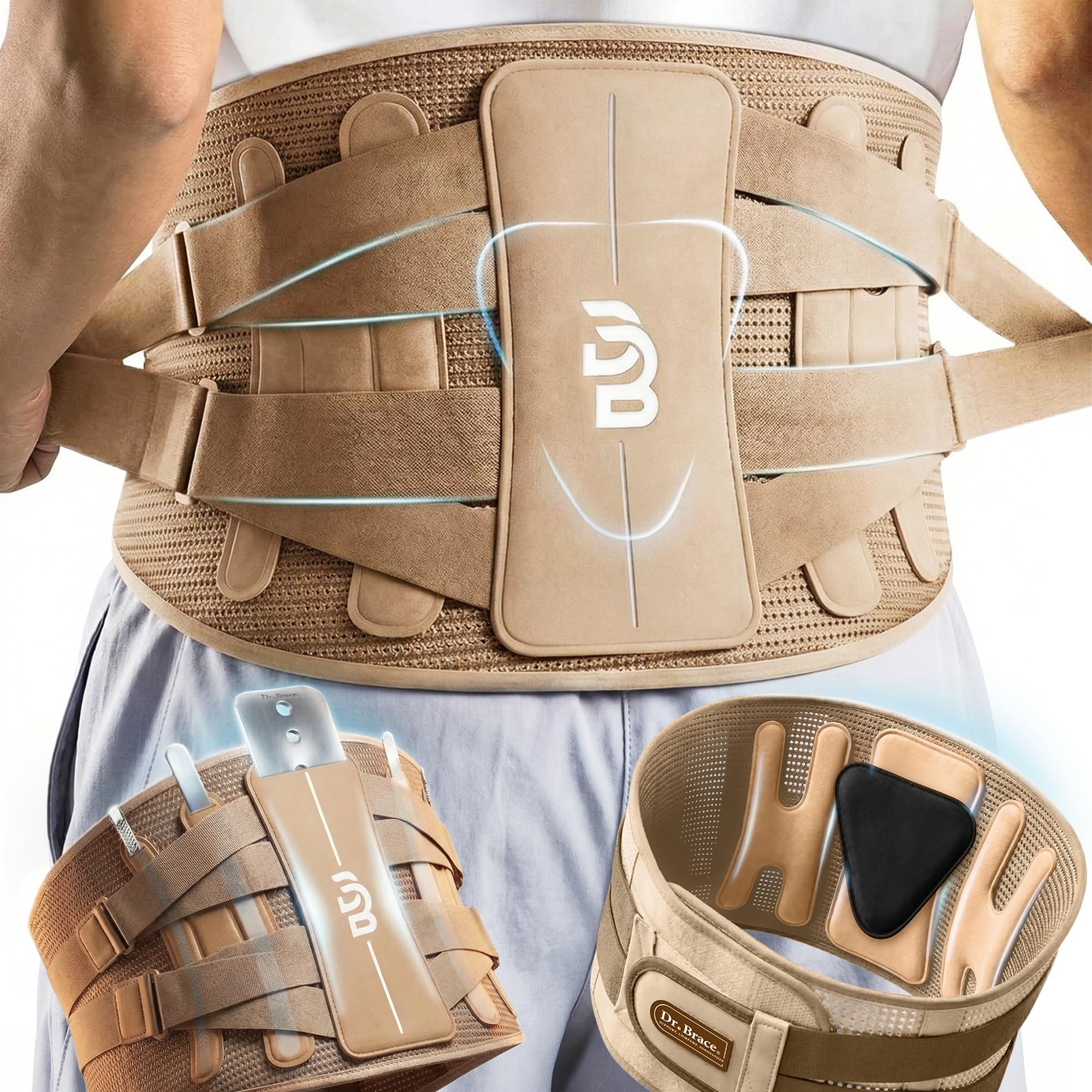 Photo 1 of DR. BRACE Lower Back Brace with Versatile Splints