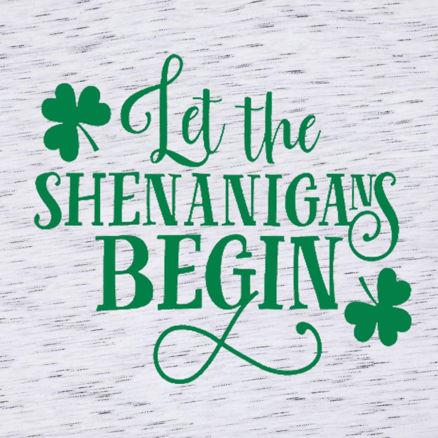 Womens St Patrick's Day Shirts Let The Shenanigans Begin Shirt Lucky T Shirt Shamrock Tee Funny Sayings Tops - Image 4