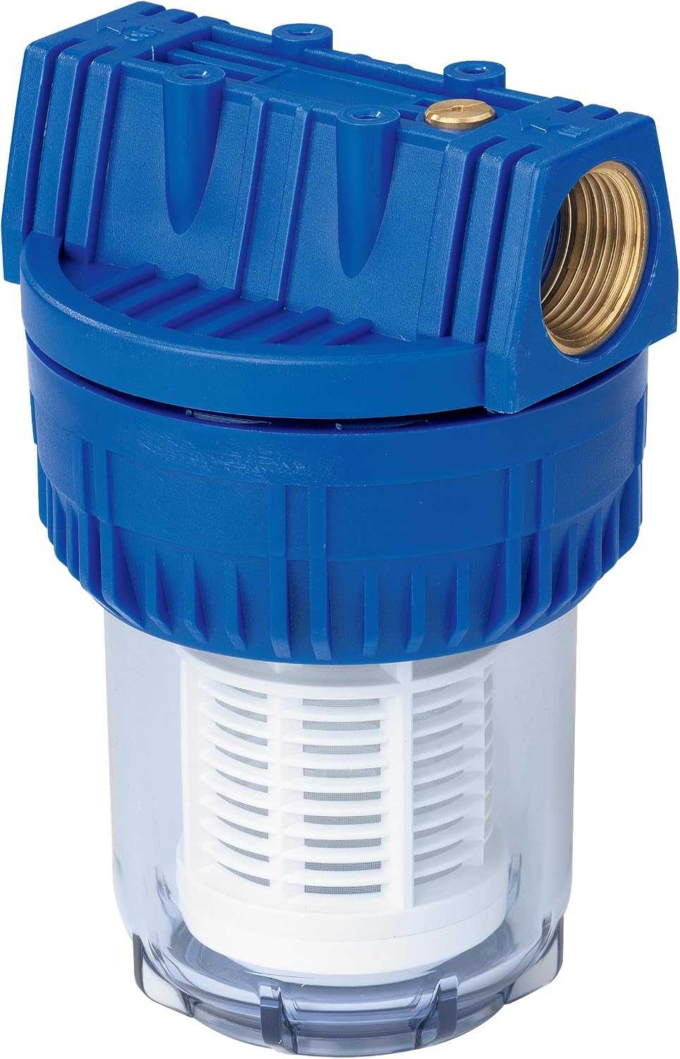 metabo Filter 1 1/4 Inch Short - 6200 l/h Flow - Washable Filter Insert, Protection Against Sand and Dirt, Durable and Robust, Polypropylene and Brass - for Garden Pumps and Domestic Water Works