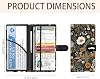 Patrocinado Patrocinado Estás viendo este anuncio según la relevancia del producto a tu búsqueda. Deja comentarios sobre el anuncio Porta registro de auto y seguro con cierre magnético, floral vintage | organizador de cuero PU con ranuras para tarjetas, bolsillos y almacenamiento de acceso rápido para registro y documentos de seguro. 7