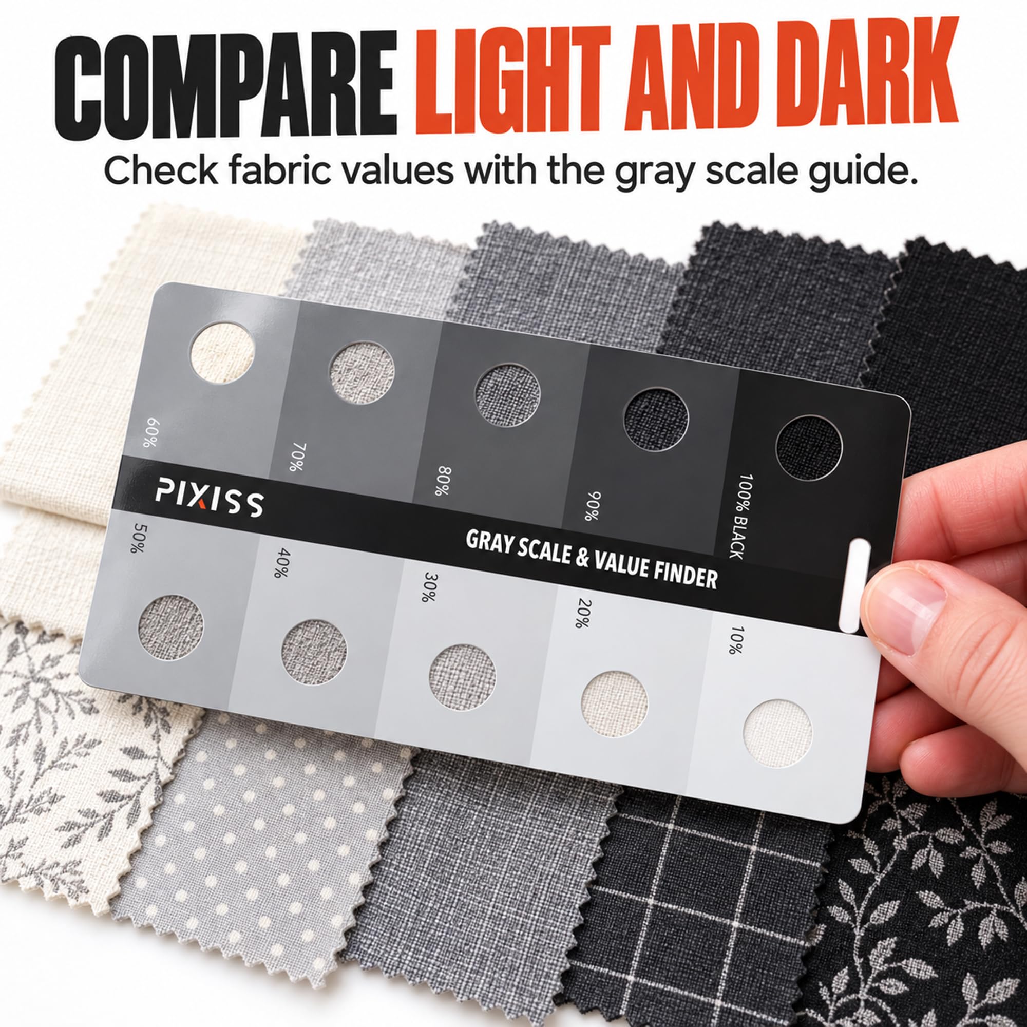 Grey Scale Finder & Color Wheel - Artist Lanyard -3