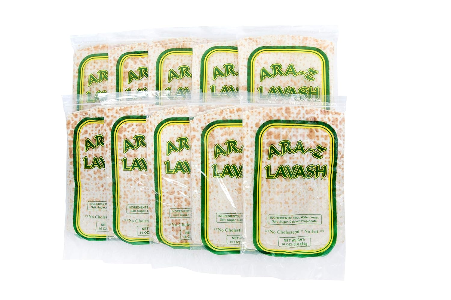 ARA-Z LAVASH Flat Bread 10 Packs of 4 (40 Total)