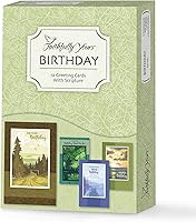 Vista 21 de Faithfully Yours Tarjetas de cumpleaños diseñadas, surtido de tarjetas de felicitación lindas en caja, para el cumpleaños de niños con versos