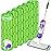 6 Pack Reusable Mop Pads Compatible with Swiffer PowerMop - Enspoway Microfiber Washable Mopping Pad Refills for 13 14 15 Mop Multi-Surface Wood Floor Cleaning - Green
