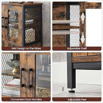 黒 Uネック タンクトップ 金属プレート付き Amazon.com: VASAGLE Pantry Cabinet, Storage Cabinet with