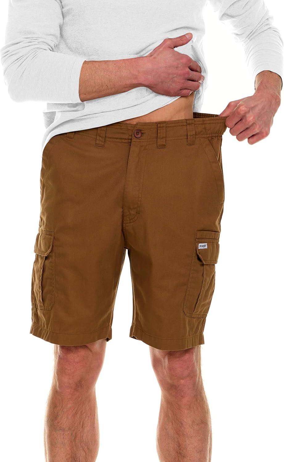 Wrangler Cargo Shorts for Men Big and Tall - Stretch Twill Casual Shorts - Image 2