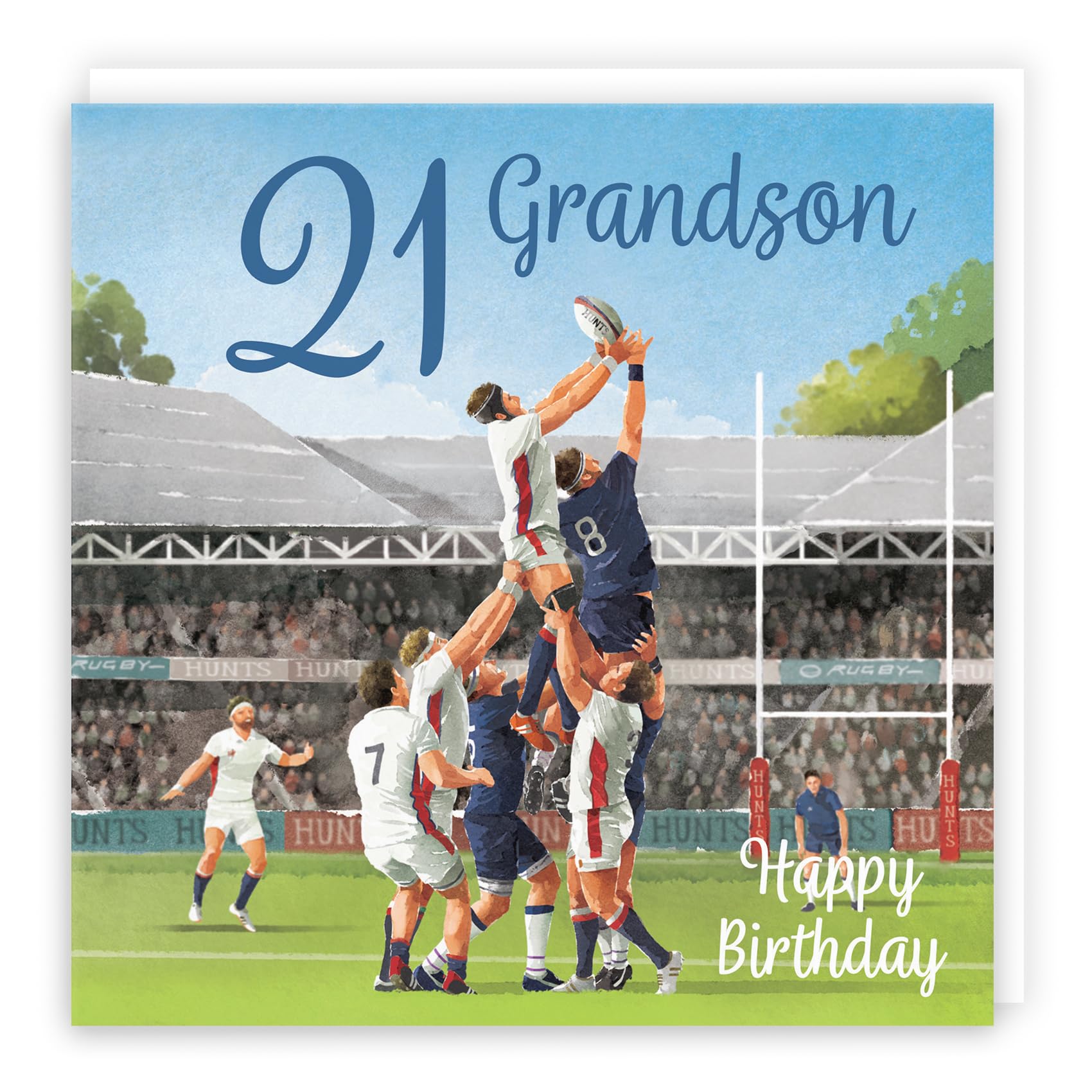 Hunts England Biglietto Di Compleanno Divertente Per Lui Con