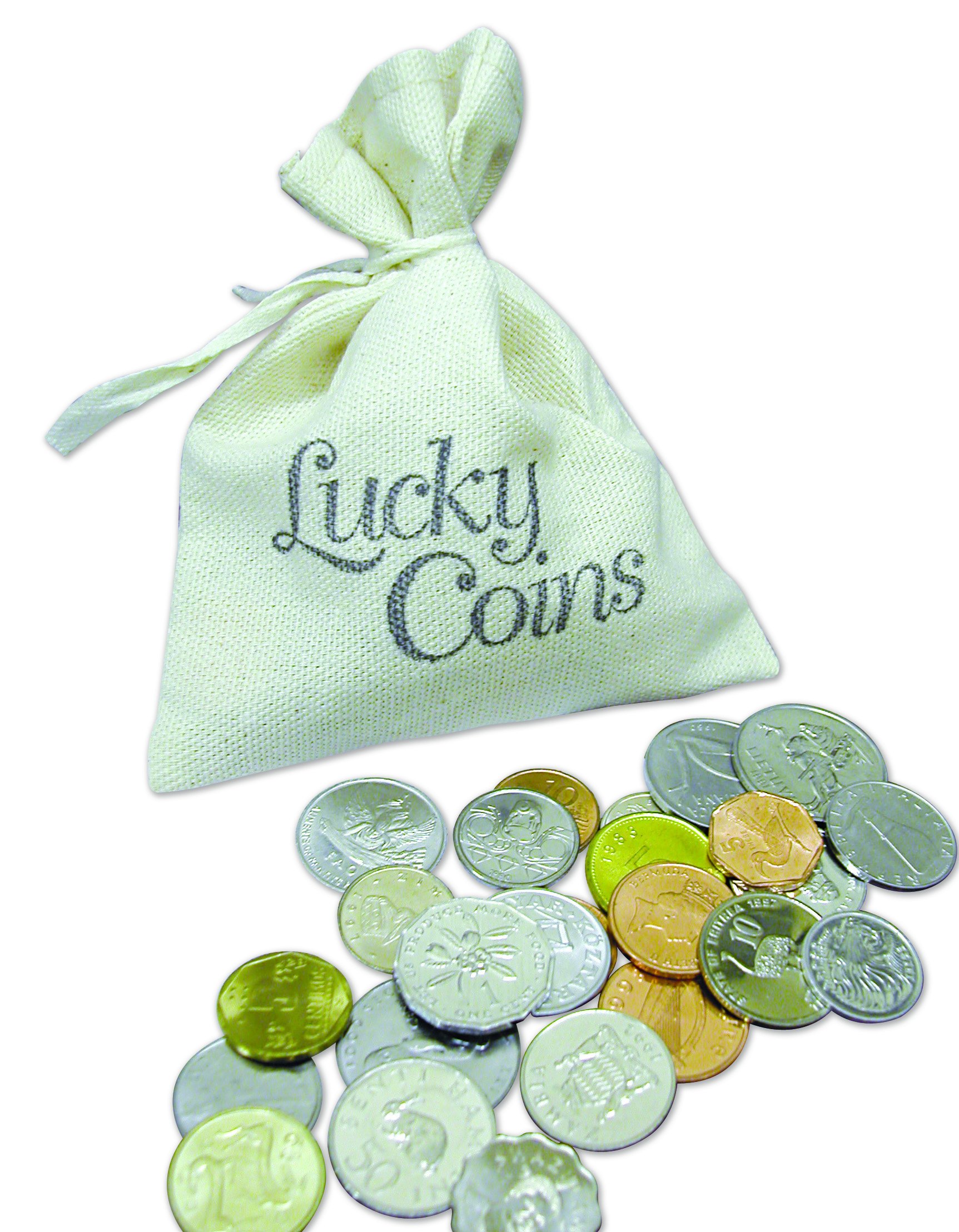 American Coin Treasures Lucky Coins in Canvas Bag