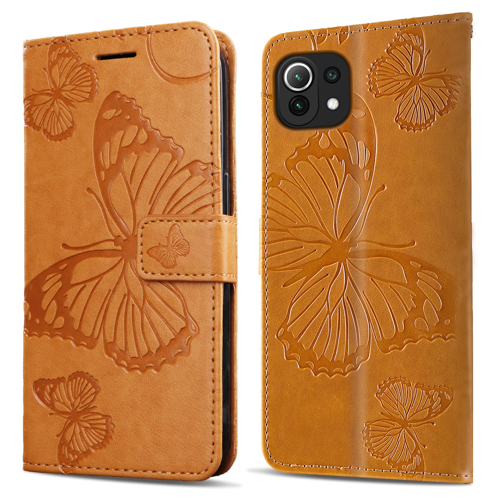 DENDICO Cover per Xiaomi Mi 10T Lite 5G, Pelle Portafoglio
