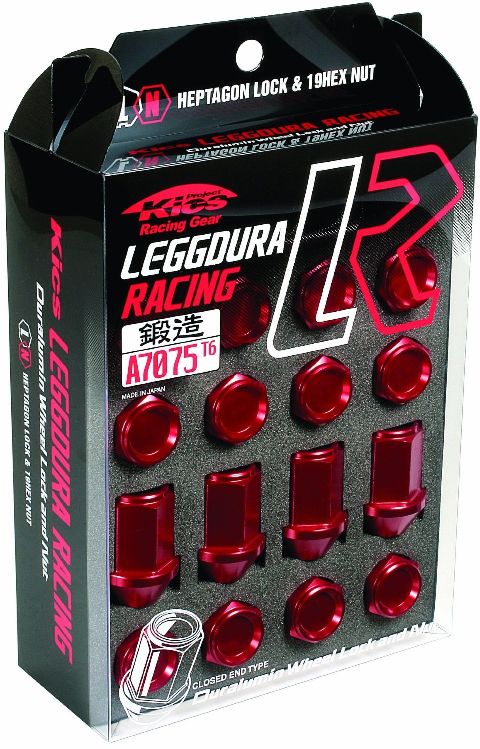 Amazon | KYO-EI(協永産業) Kics LEGGDURA RACING M12XP1.25 [ 個数 