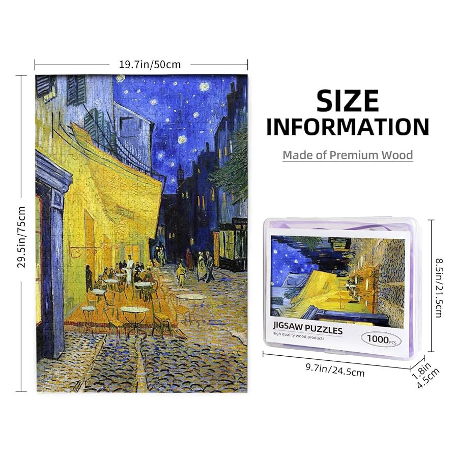 Amazon | ゴッホ 夜のカフェテラス パズル 1000ピース
