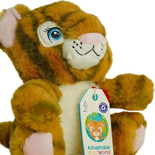 Miniatura 8 de Adoptable World - Peluche ecológico, juguetes suaves 100% reciclados (panda rojo)