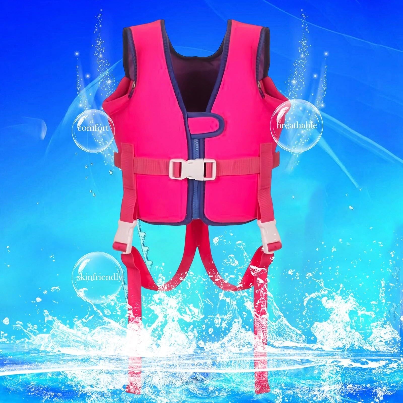 Giacca da Surf in Neoprene con Cerniera for Piscina e Spiaggia