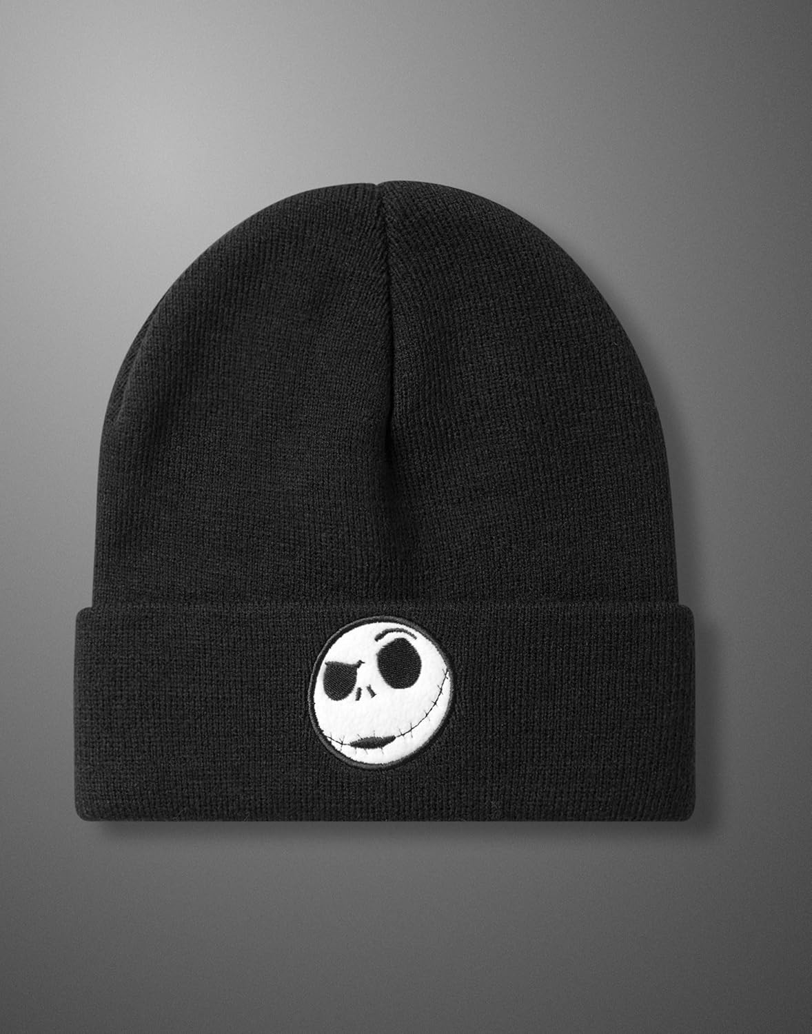 Disney The Nightmare Before Christmas Unisex Beanie Hat in Black | Knitted Winter Hat with Jack Skellington Embroidered Character for Men & Women | One Size Warm Hat | Halloween Movie Merchandise Gift - Image 7
