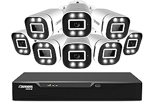 4K AI Prime HD LED Wired 1 TB 8 CH DVR Security System
