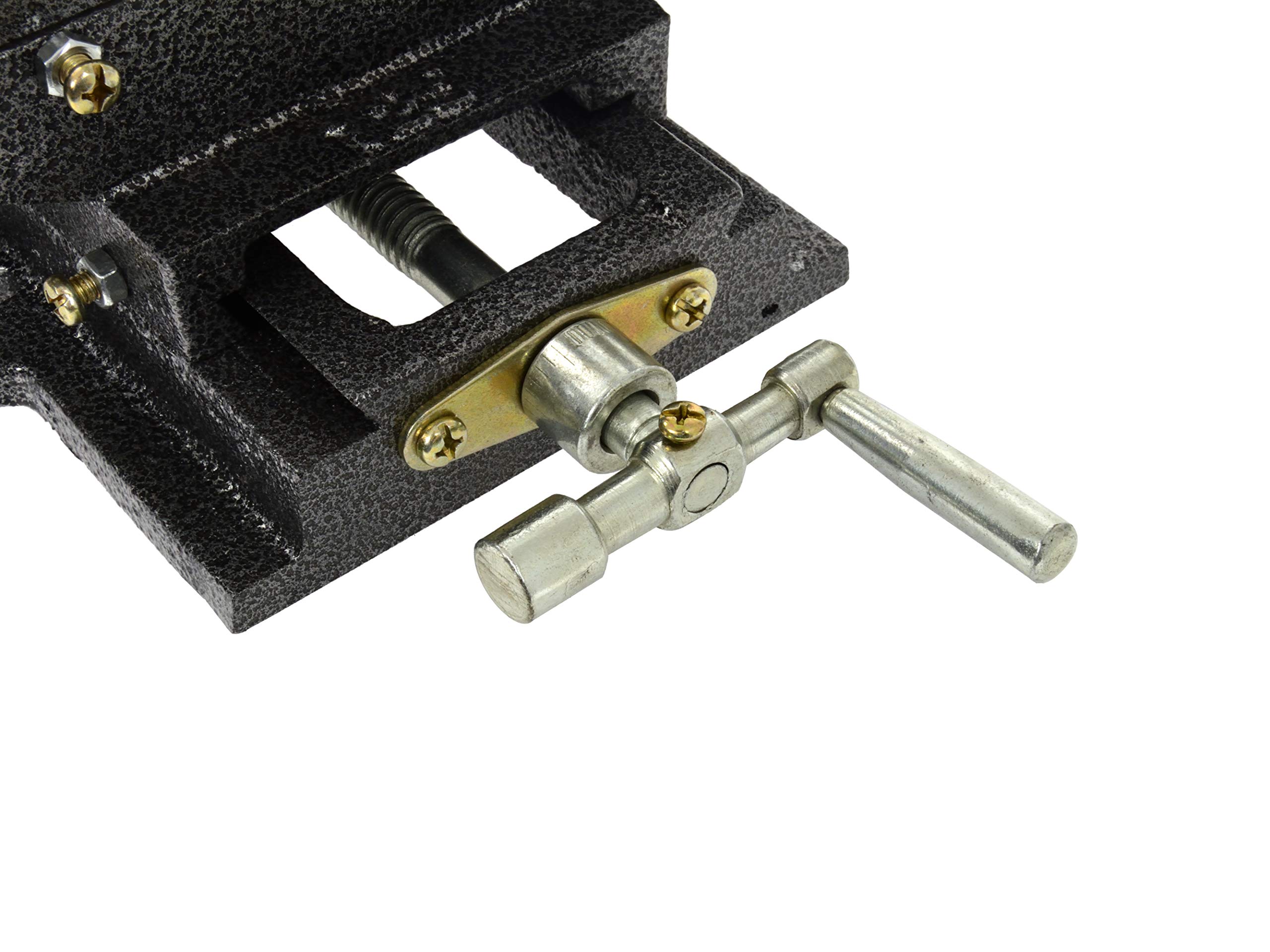 BSD Morsa per Trapano in Ghisa - Morsa per Trapano a Colonna, Morsa a Croce a 2 Assi 125mm (5”) - 12kg