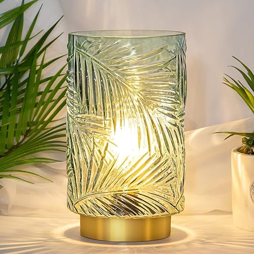 Miniatura 12 de Lámpara de mesa con pilas, lámparas inalámbricas para decoración del hogar, luz nocturna a pilas con bombilla LED con temporizador, luces