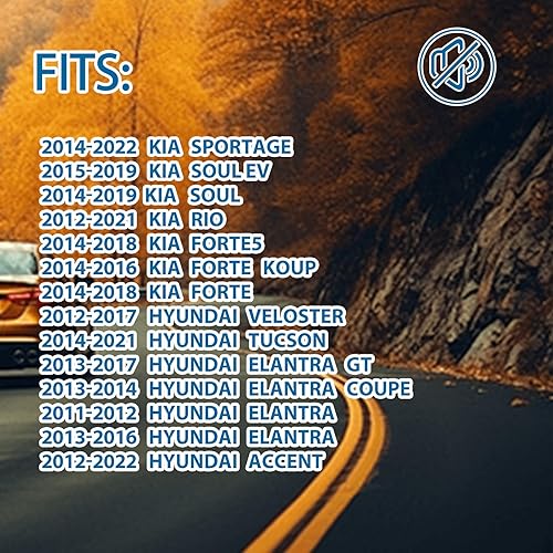 Miniatura 2 de Kit de eslabones de extremo de barra estabilizadora delantera compatible con Accent 2012-2018, Elantra 2011-2016, Forte K750523 2014-2018