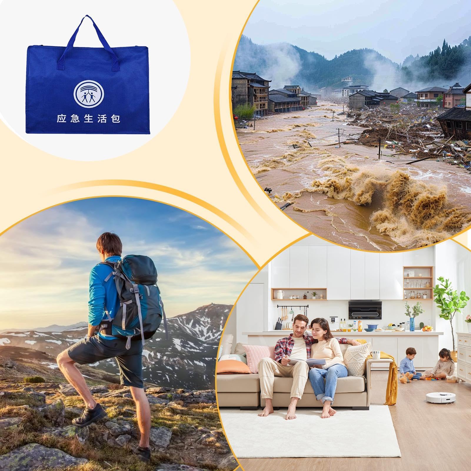 Survival-Kit, Camping-Survival-Kit Überlebensbedarf für Notfälle | Outdoor-Überlebensausrüstung für Reisen, Camping, Wandern, Outdoor-Vorbereitungsausrüstung