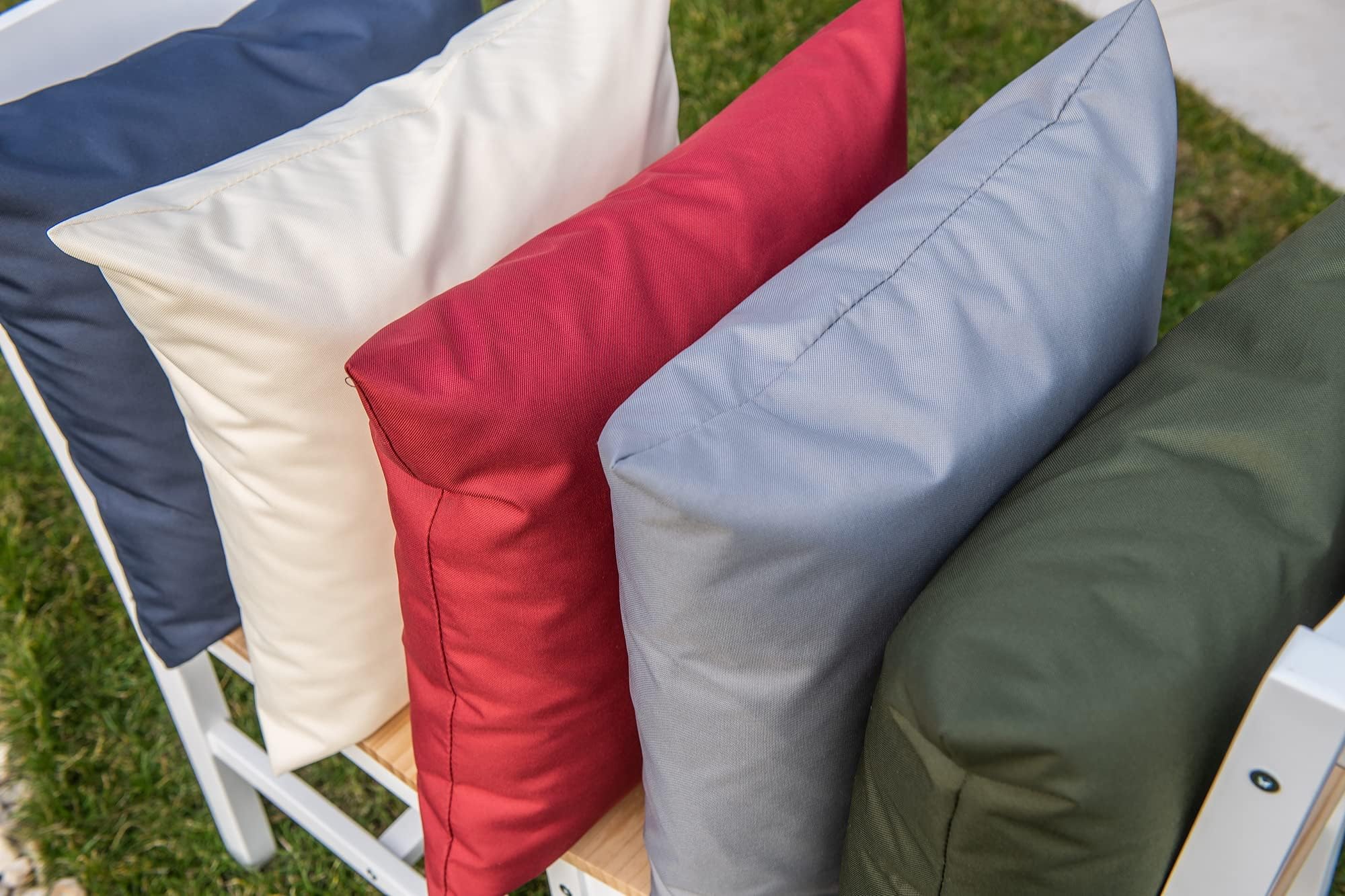 chilly pilley® Dekokissen für Garten & Zuhause – Weiche Zierkissen in vielen Farben & Größen, Einzeln oder im Set erhältlich, Strapazierfähig & Pflegeleicht 6er Set 45x45 schwarz
