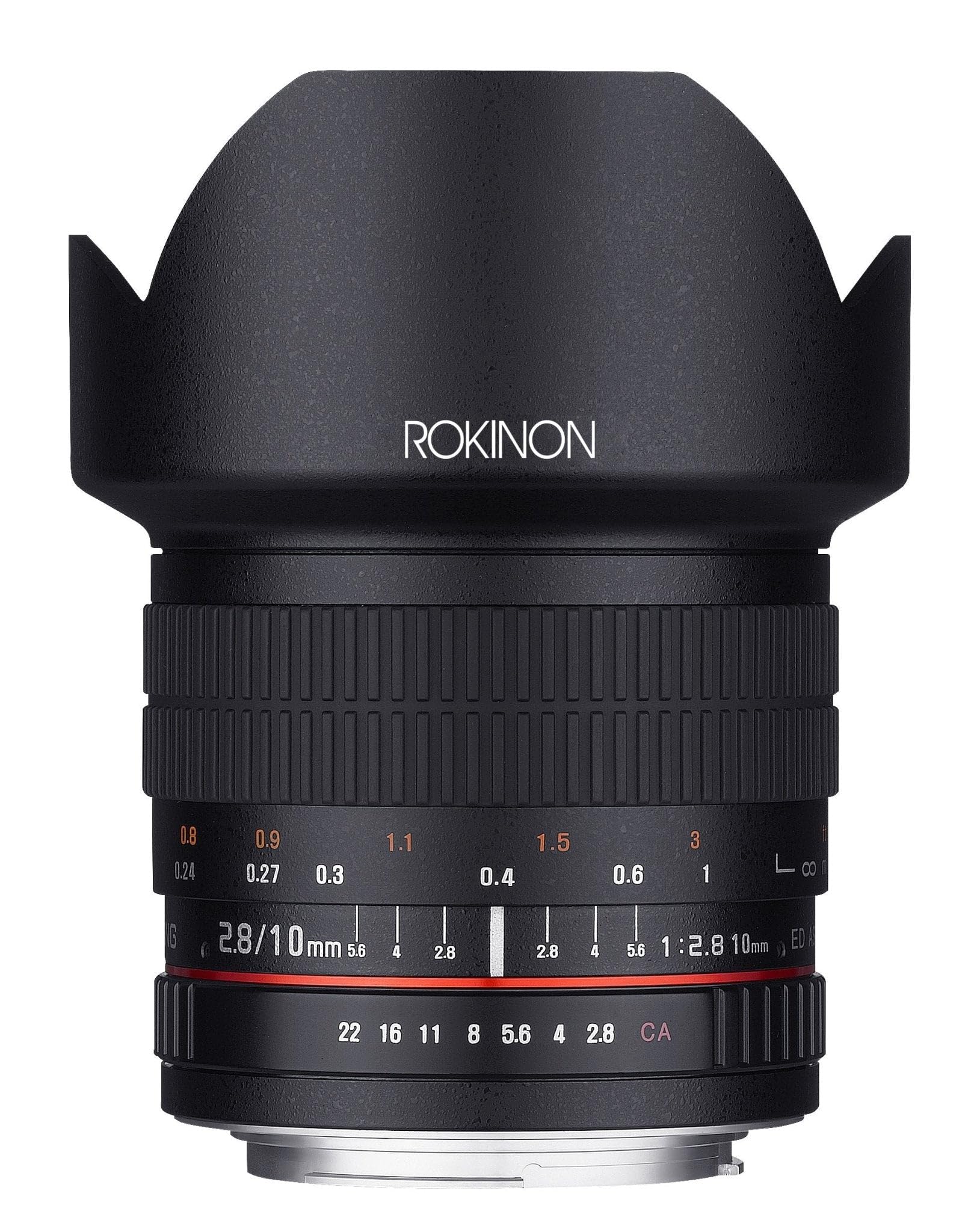 Amazon.co.jp: Rokinon Canon EF-Sタイプ用超広角レンズ 10mm F2.8 ED