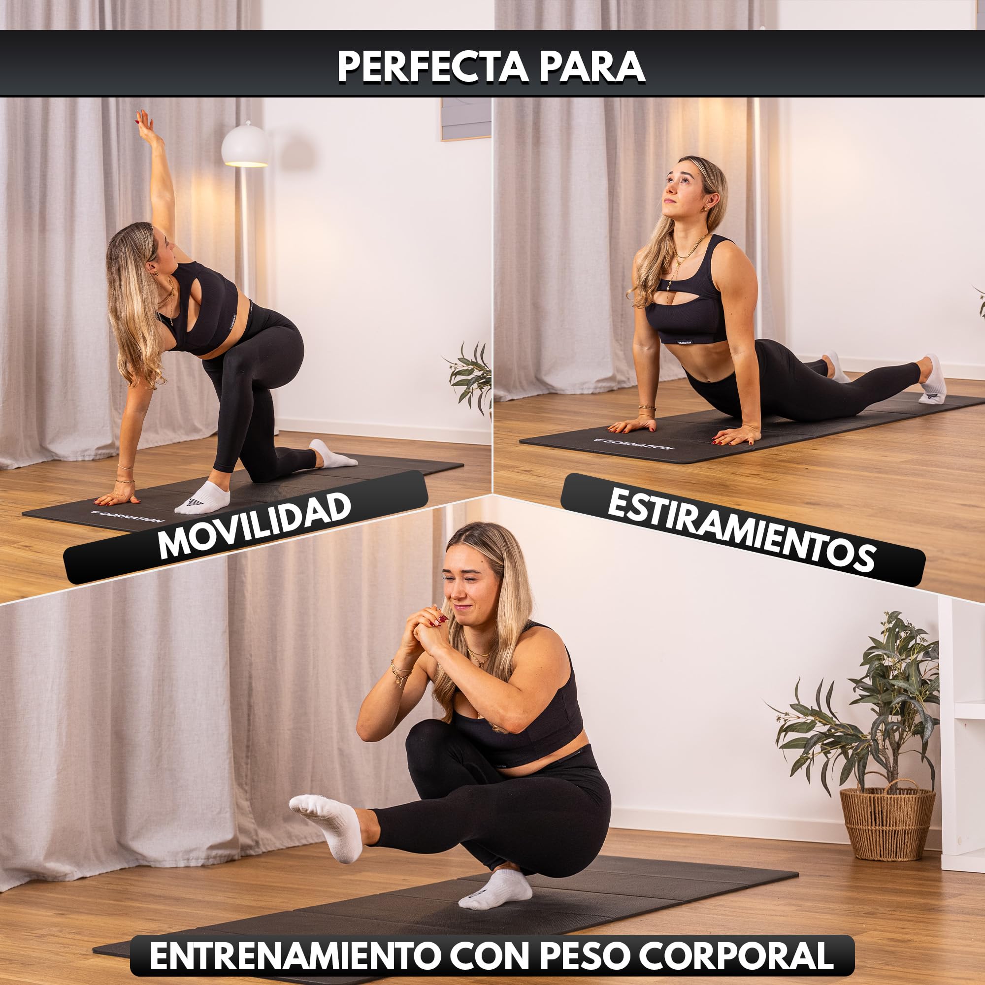 GORNATION Esterilla de entrenamiento plegable