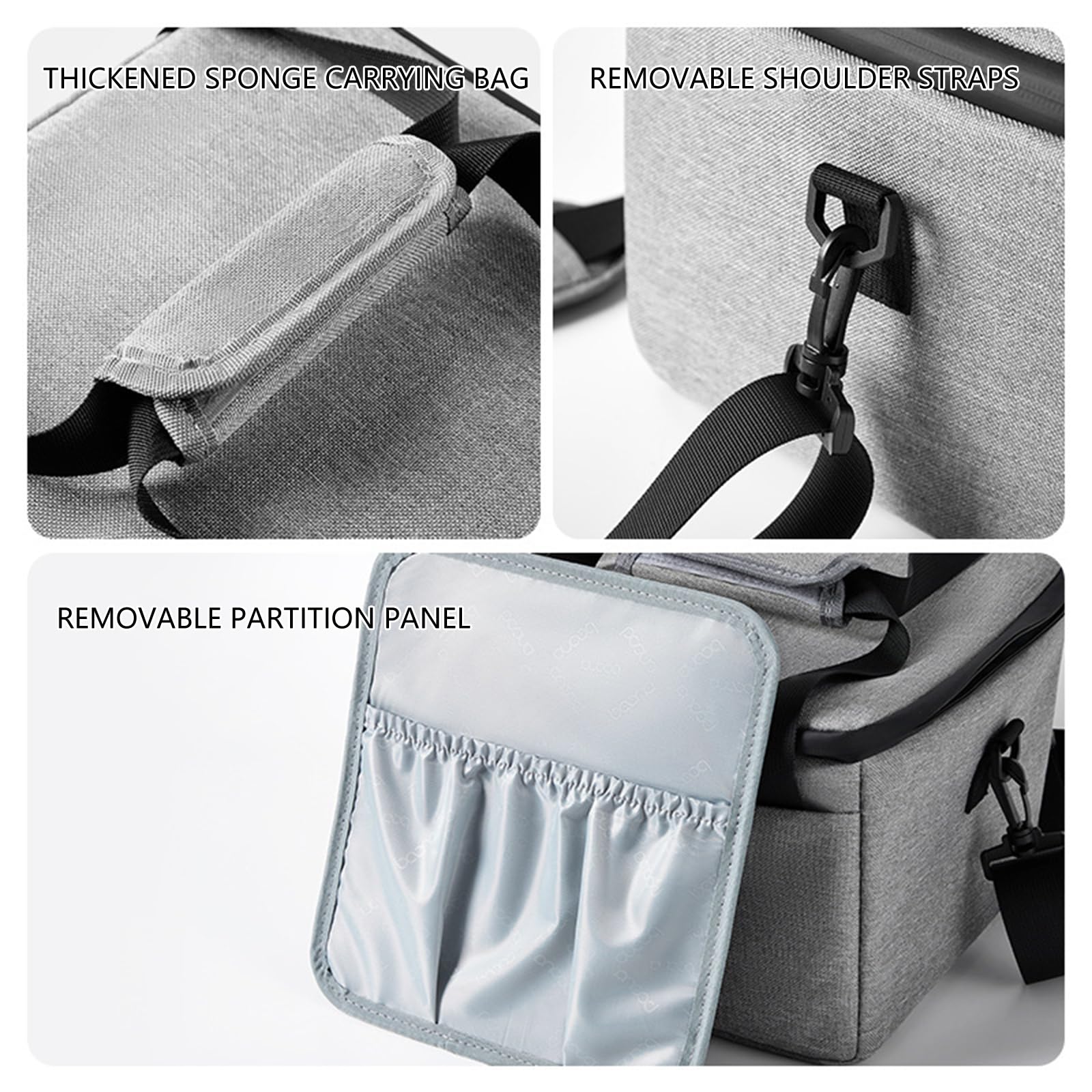 Funda de transporte impermeable para proyector de tela Oxford para H Series V, bolsa de almacenamiento portátil con múltiples bolsillos, funda de viaje para proyector