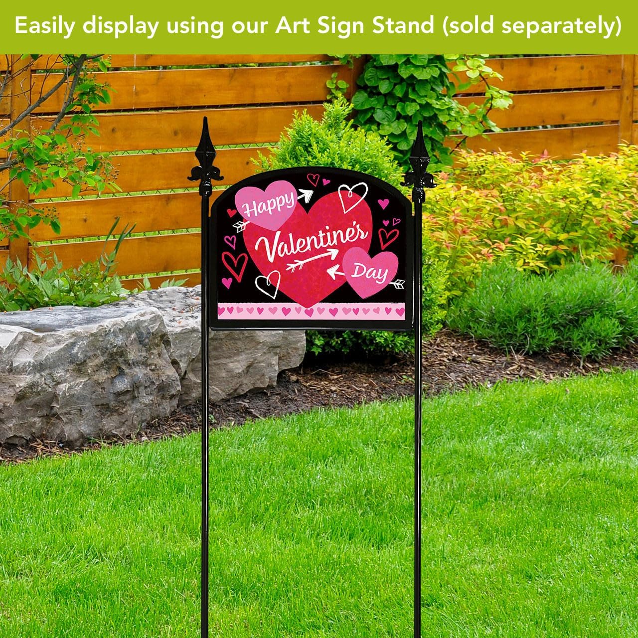 Briarwood Lane Cupid's Hearts Acrylic Art Sign