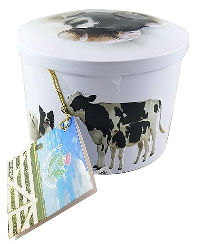 Miniatura 3 de Gardiners Of Scotland Farm Animals - Lata llena de dulce de dulce de vainilla escocés tradicional de lujo, 7 onzas
