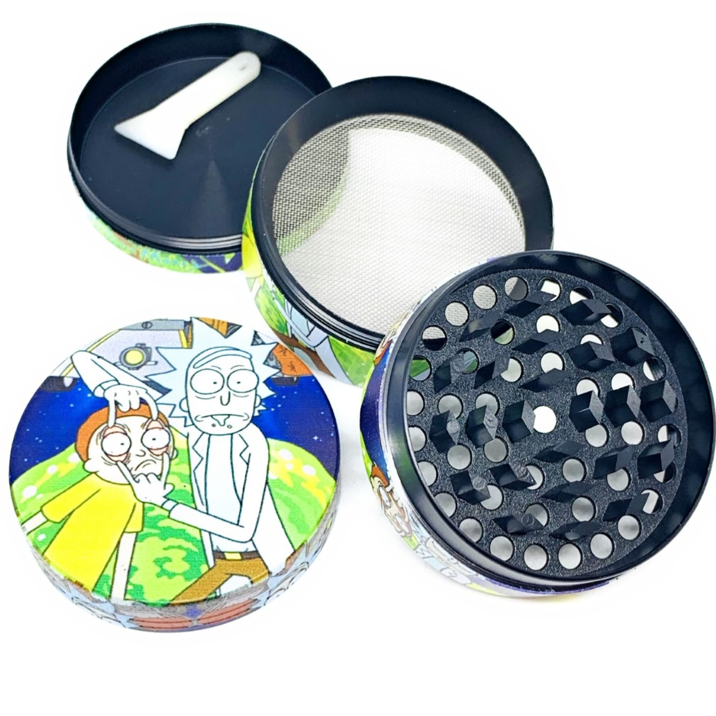 Accessoires Fumeur De Cannabis Grinder Cubanisto Tête De Mort Colorée En 4 Parties Moulin à Grinder Discret