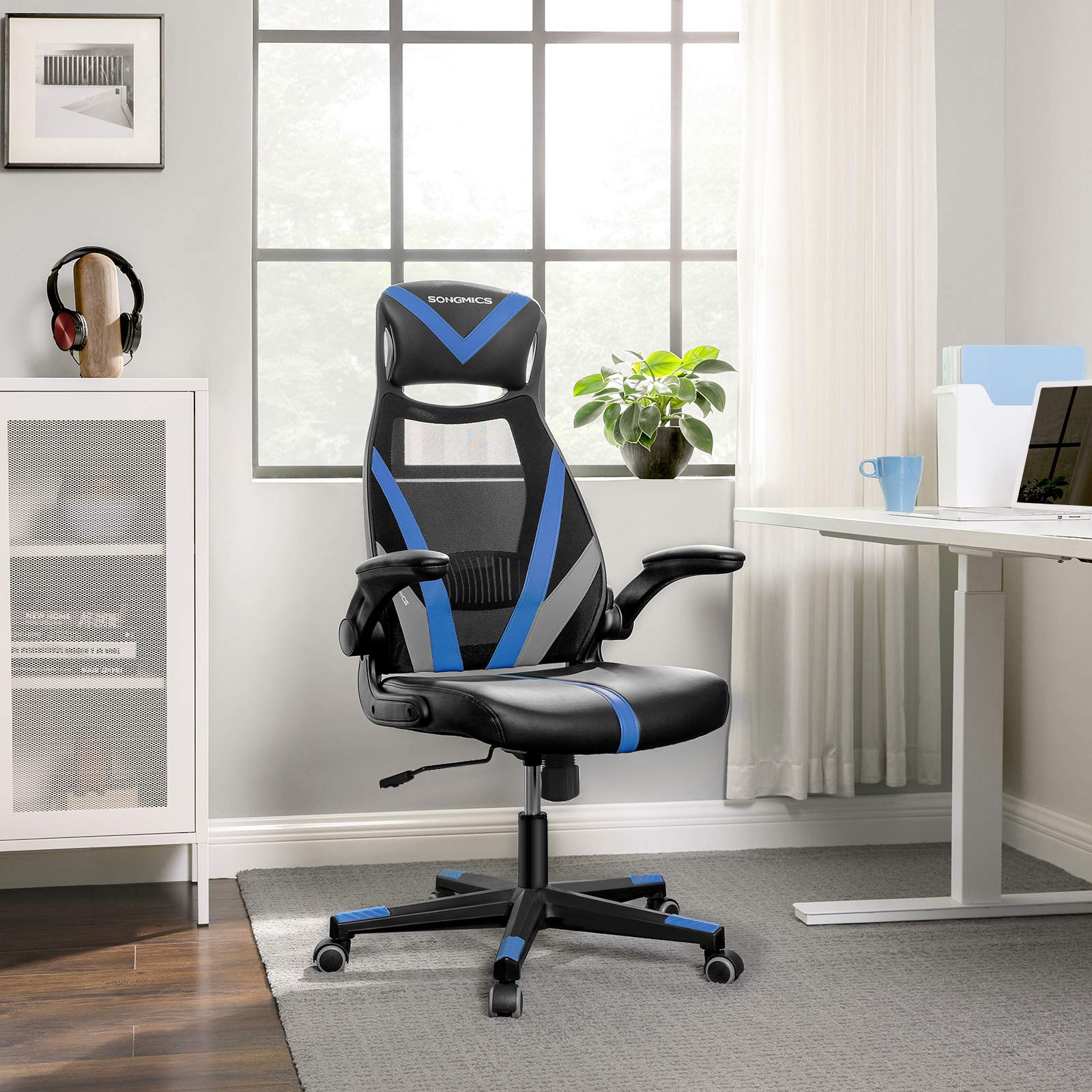 Design - Songmics - Kunststoffen - Verstelbaar - Bureaustoelen