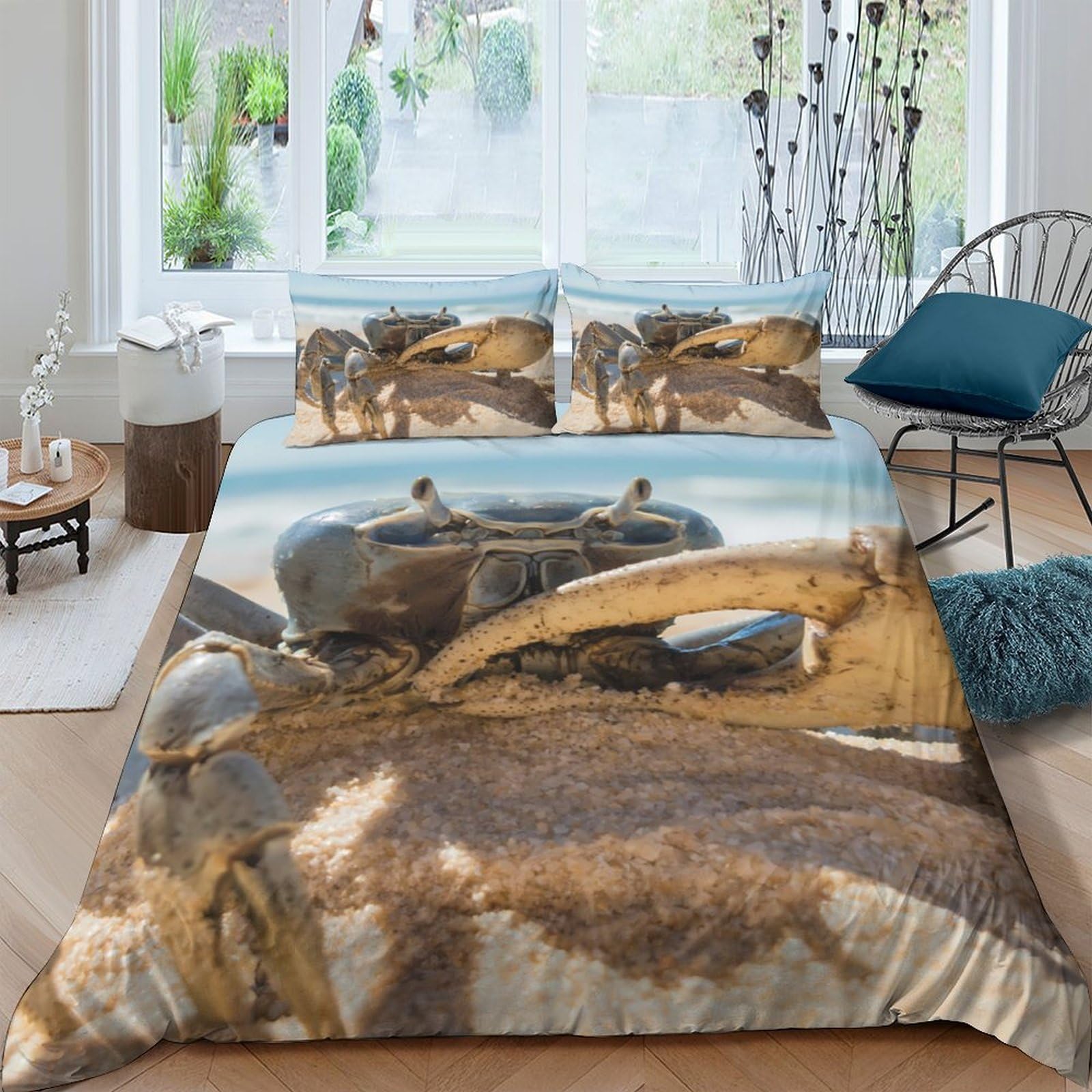 Ctjqhvkz Style-3 3D Printed Lion Savannah Fitted Sheet Microfiber Soft Breathable Wildlife Bed Cover For Bedroom Guest Room Decor Single（135X200cm）