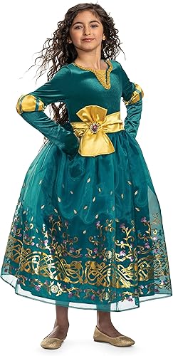 Little Mermaid Child Deluxe Ariel Costume Dress Disney Princess Costumes