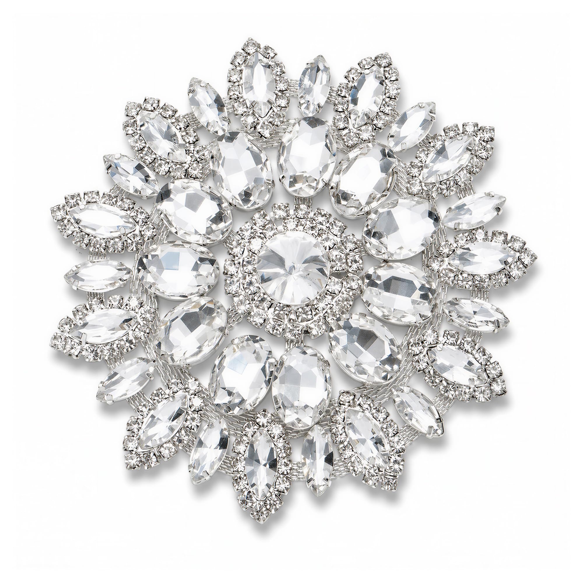 Apliques de hierro de diamantes de imitacion en parches para bodas