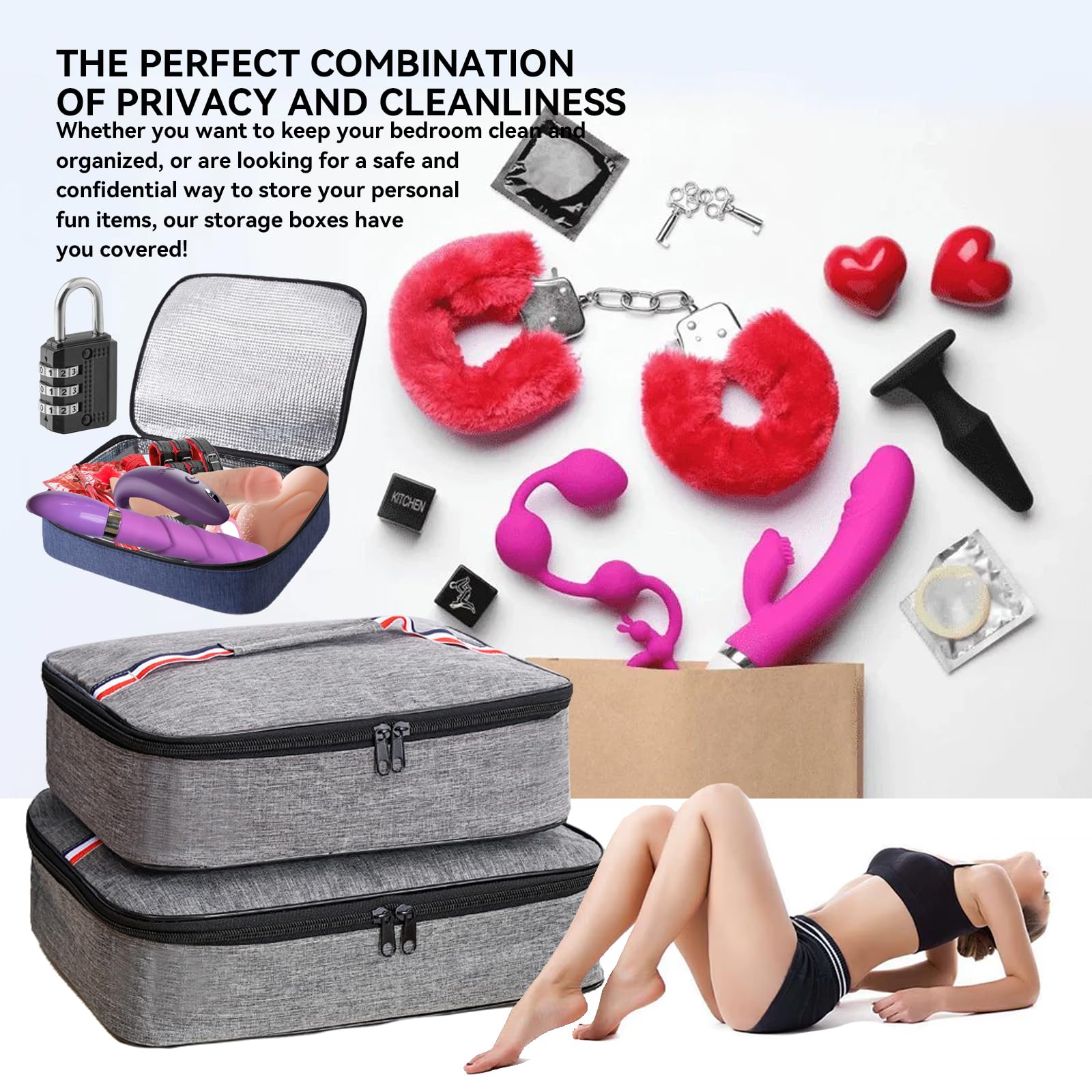 sex toy bags Amazon.com: Sex Toy Storage Organizer with Locks Discreet Lockable Adult  Game Toys Bag 12.5