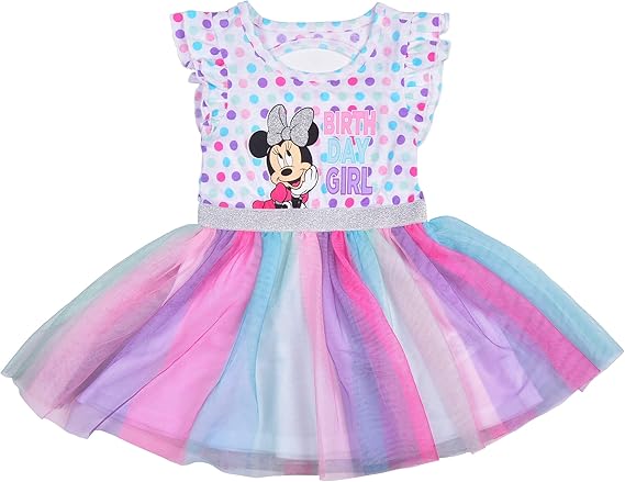 Amazon Co Jp Disney Girl S Minnie Mouse Polka Dot Birthday Girl Dress And Panty Set Size 4t ファッション