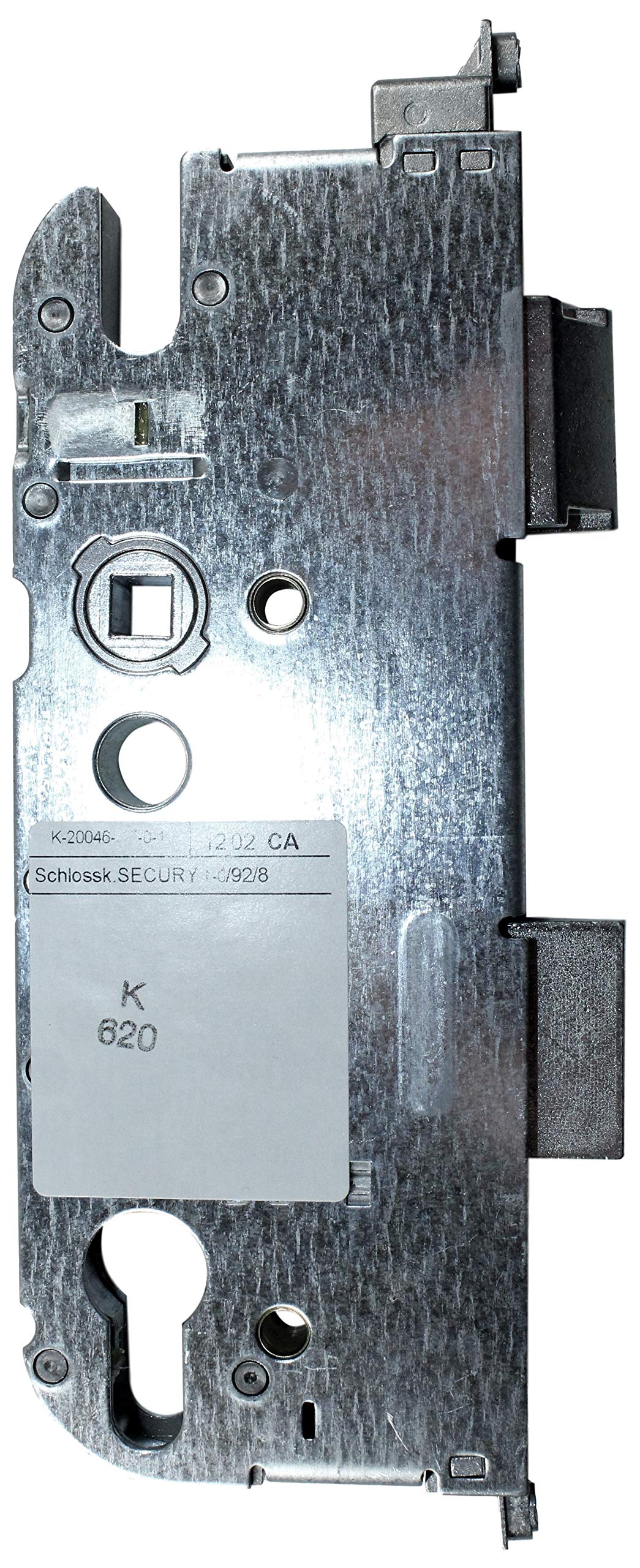 GU Secury Reparatur Schlosskasten Hauptschloss 6-30845-DF-0-1 oder auch K-20046-HF-0-1, Dornmaß: 55mm (52,5mm) / Entfernung: 92mm, incl. SN-TEC® Montagematerial & SN-TEC® Montageanleitung