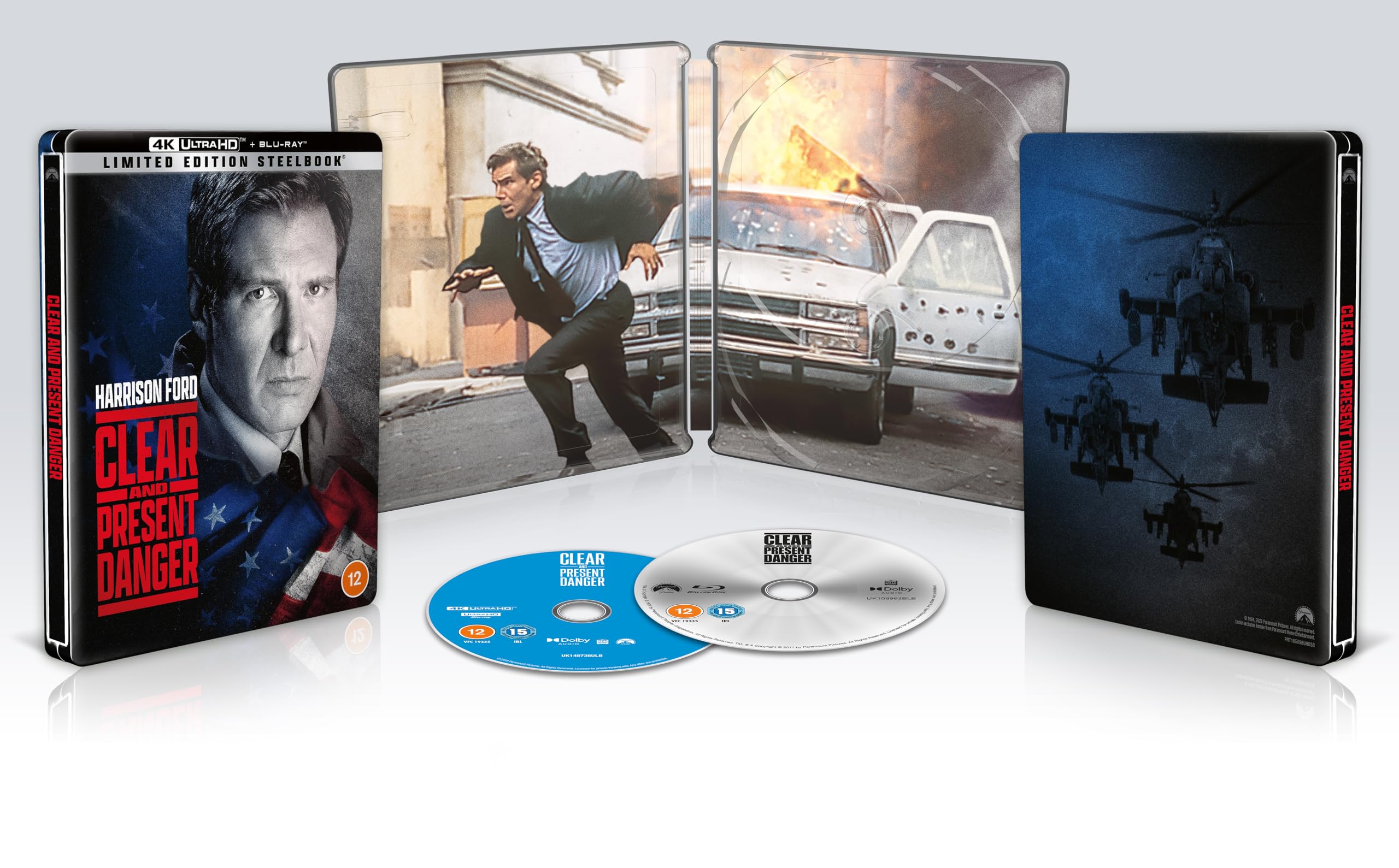 Clear and Present Danger Steelbook [Blu-ray] [Region A]