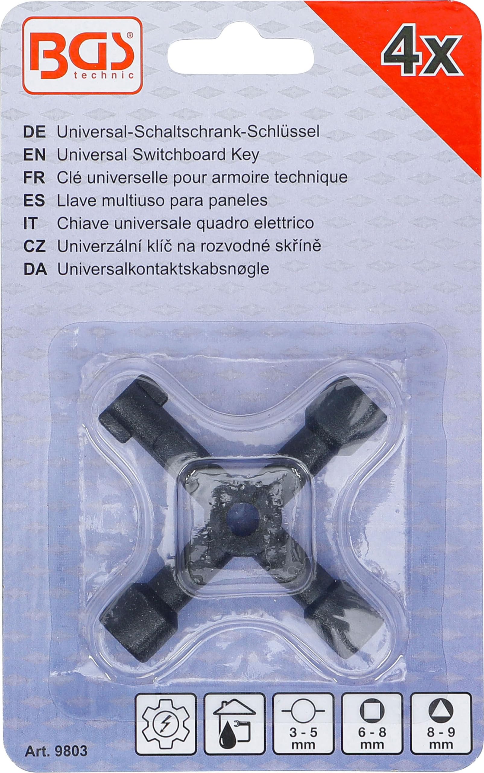 BGS 9803 | Llave multiuso para paneles