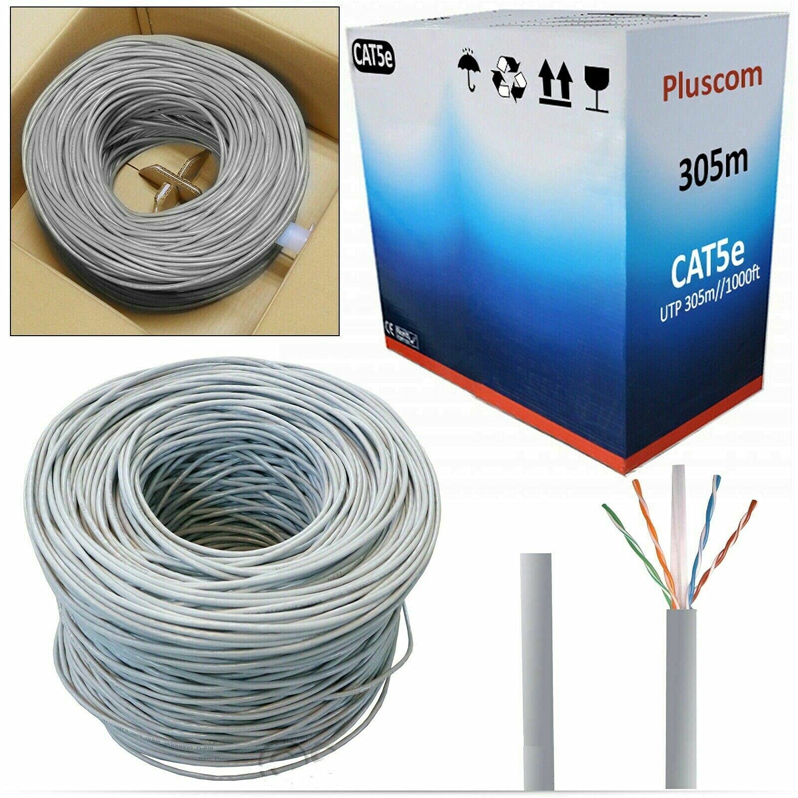 Buy Walgreen Xample® RJ45 305m Network Reel AWG24 LAN UTP Roll